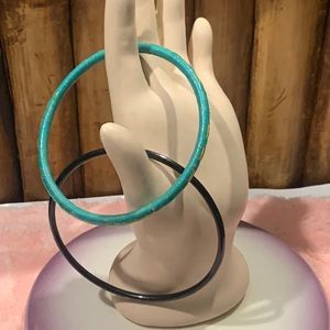 Set of 2 Bracelet’s turquoise and Black